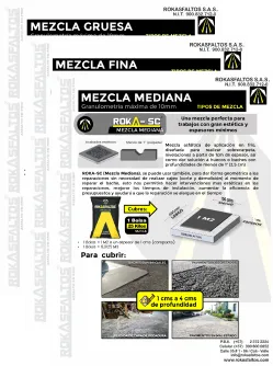 Fichas tecnicas Rokasfaltos